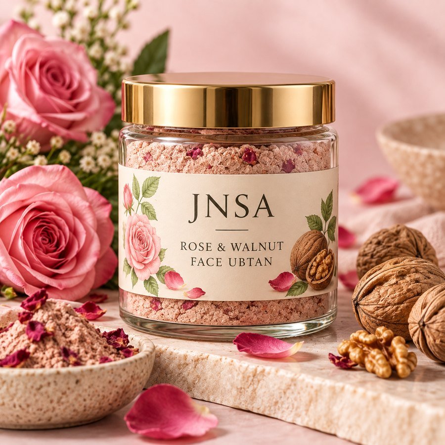Rose & Walnut Face Ubtan